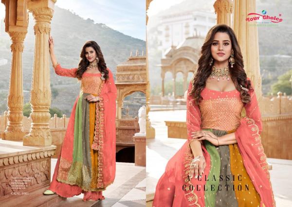 Your Choice Gajal Nyra Cut Georgette Designer Salwar Suit Collection